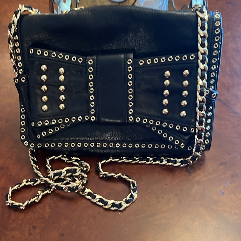 Black Studded Women's Bag